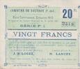 France 20 f 20 F Rouvroy -