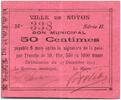 France 50 centimes 50 Centimes Noyon City - 1915 -