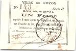 France 1 franc 1 Franc Noyon City - 1915 -