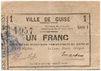 France 1 franc 1 Franc Guise City - 1915 -