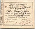 France 50 centimes 50 Centimes Noyon City - 1915 -