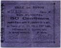 France 50 centimes 50 Centimes Noyon City - 1915 -