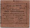 France 50 centimes 50 Centimes Noyon City - 1915 -