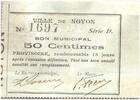France 50 centimes 50 Centimes Noyon City -
