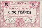 France 5 f 5 F Warlaing -
