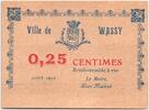 France 25 centimes 25 Centimes Wassy City - 1918 -
