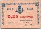 France 25 centimes 25 Centimes Wassy City - 1916 -