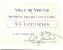 France 25 centimes 25 Centimes Vertus City - 1915 -