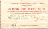 France 50 centimes 50 Centimes Ognolles City - 1915 -