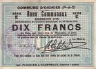 France 10 f 10 F Oignies -
