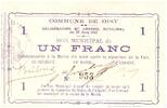 France 1 franc 1 Franc Oisy City - N953 - 1915 -