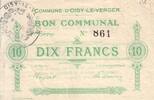 France 10 f 10 F Oisy-Le-Verger -