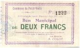 France 2 francs 2 Francs Petit-Verly City - N1222 - 1915 -