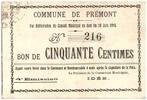 France 50 centimes 50 cent. Premont City - 4th emission N216 - 1915 -