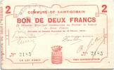 France 2 francs 2 Francs Saint-Gobain City - 1915 -