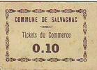 France 10 centimes 10 cent. Salvagnac -