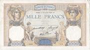 France 1000 francs 1000 Francs Ceres and Mercury - 15-07-1937 - Serial V2989 -
