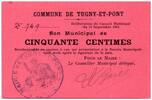 France 50 centimes 50 Centimes Tugny-Et-Pont City - 1914 -