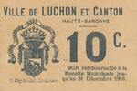 France 10 10 centimes Luchon City -