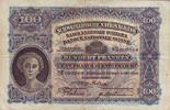 Switzerland 100 f 100 Francs 1928 - Woman's head, peasant -