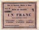 France 1 franc 1 Franc Charleville-Mézières-Mohon Cities - Charleville, Mézières et Mohon - 1915 -