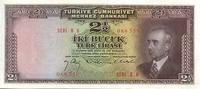 Turkey 2.5 lira 2.5 Lira 1930 - Pres. L. Inonu - Bank -