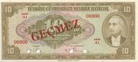 Turkey 10 lira 10 Lira 1948 - Pdt L. Inonu - Specimen -