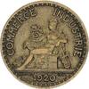 France  1 Franc Mercury seated - 1920 FF+