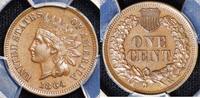 USA 1864 Indian Head Cent PCGS AU-55; L On Ribbon; Premium Quality Beauty! 472,38 EUR  Excl. 51,52 EUR Verzending