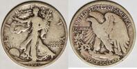 USA 1920-D Walking Liberty Half Dollar; Choice Original VG-F  77,29 EUR  Excl. 13,73 EUR Verzending