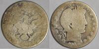 USA 1892-S Barber Half Dollar; AG/Fair; Key Date!  171,77 EUR  Excl. 13,73 EUR Verzending