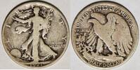 USA 1921-D Walking Liberty 50C; Choice Original VG; Key Date!  429,44 EUR  Excl. 51,52 EUR Verzending