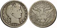 Half Dollars Half Dollar Barber ; VG-; Tough Date!  134,69 EUR  Excl. 17,95 EUR Verzending