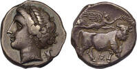 Campania, Neapolis AR nomos 275-250 BC Nymph facing left/man-headed bull ss 950,00 EUR760,00 EUR  Excl. 25,00 EUR Verzending