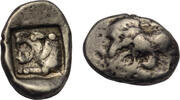 Lycia (?), uncertain dynast AR diobol c. 500 BC Forepart of lion left/wi... 500,00 EUR400,00 EUR  Excl. 15,00 EUR Verzending