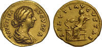 Roman Empire AV aureus AD 161-4 Faustina Junior, Salus seated left feedi... 4250,00 EUR3400,00 EUR  Excl. 25,00 EUR Verzending