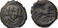 Gaul, Lexovii AE c. 100-50 BC facing bust of horned Kerunnos wearing tor... 550,00 EUR440,00 EUR  Excl. 15,00 EUR Verzending