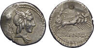 Roman Republic AR denarius 85 BC L. Julius Bursio, male deity/Victory in... 150,00 EUR120,00 EUR  Excl. 15,00 EUR Verzending