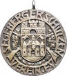 European Coins Medal Segeberg 1912 Shooting  Unc Silver City View Germany German State Very Rare UNC