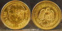 Mexiko 2,5 Pesos M. Hidalgo, 2,09 g /900 Gold, offizielle NP, vz -