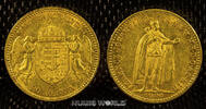 Ungarn 20 Korona KB, stehender Kaiser, 6,76 g/900 Gold, S102, vz -