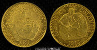 Kolumbien 2 ½ Pesos 2 ½ Pesos, 1913, Republik, Bergarbeiter, 4,00 g/917 Gold, nur 18000 Exemplare, KM194, selten, vz -