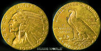 USA 5 Dollars Philadelphia, Indianer, 8,36 g/900 Gold, winz. RF, ss+ -