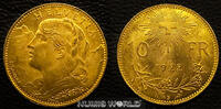 Schweiz Vreneli Schweiz, 10 Vreneli 1922, Mzz. B, Vreneli, 3,22 g/900 Gold, vz -