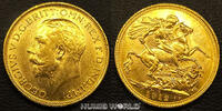 Australien Sovereign Australien, Sovereign 1912, Mzz. S, Sydney, George V. 1910-1936, 7,98 g/917 Gold, Rf, vz -