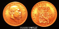 Niederlande 10 Gulden Niederlande, 10 Gulden, 1876, Willem III., 1849-1890, 6,71 g/900 Gold, S152, vz -