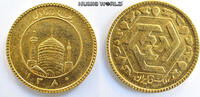 Iran Rials Islamische Republik seit 1979, 1370 (1991), Moschee, 4,10 g/900 Gold, KM1250.2, Stg -