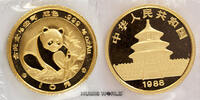 China 10 Yuan Pandamotiv, 1/10 oz. Feingold 999, in Originalfolie, Stg -