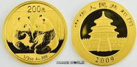 China 200 Yuan Pandamotiv, 1/2 oz. Feingold 999, Münzdose, Stg -