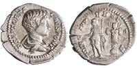 Roman Imperial denarius Geta as Caesar, Rome mint -